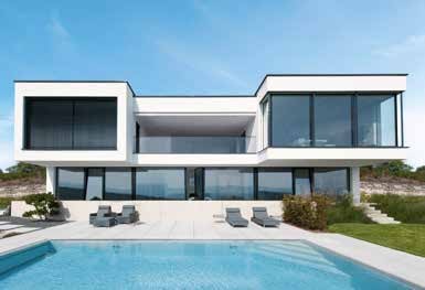 Moderne Architektur im Designstil studio